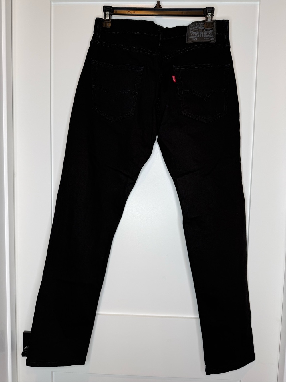 Levi’s 502 Taper Men’s Jeans | Black | 29x30 | New With Tags - Picture 4 of 16